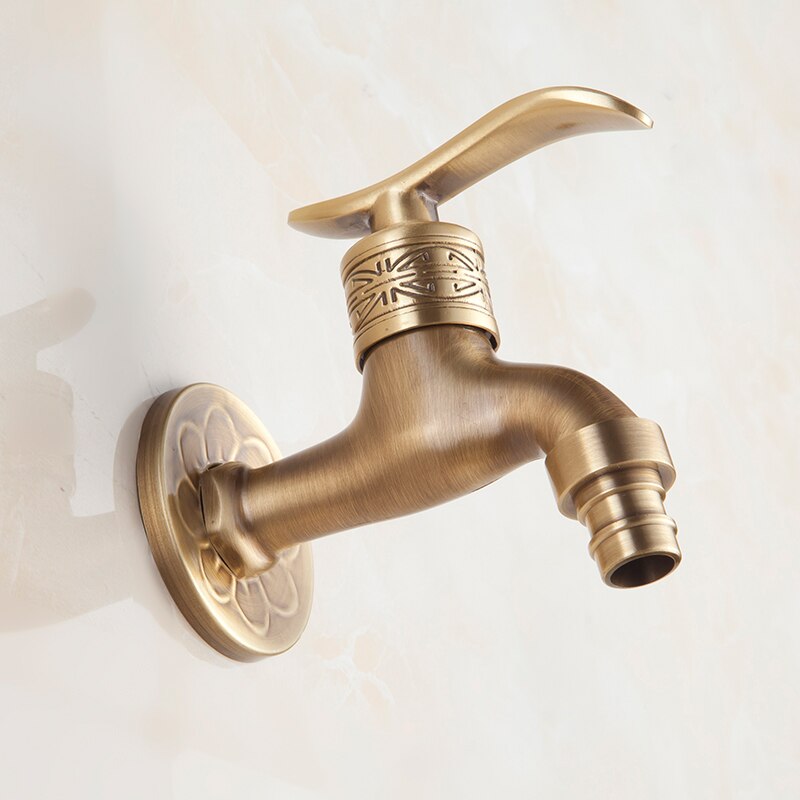 Robinet Bibcock en Laiton Antique pour Jardin