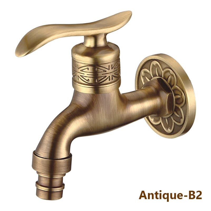 Robinet Bibcock en Laiton Antique pour Jardin
